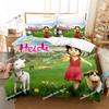 3D Print Anime Heidi, Girl of the Alps Beding Set Single Twin Ful Quen King-Sized Dimensionsd Dimensions Bed Linen Set Adult People Kid Bedrom Duvet