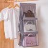 Hanging Wall-Mounted Bag Organizer for Wardrobe Storage