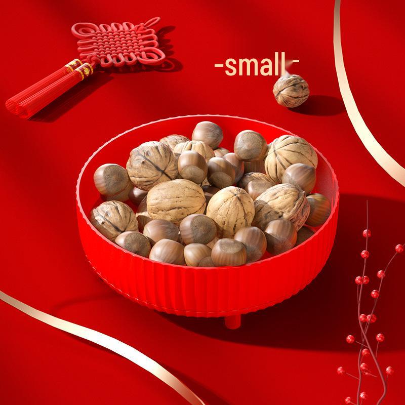 Rotating Kitchen Storage Tray for Snacks, Fruit, and Seasoning Bottles