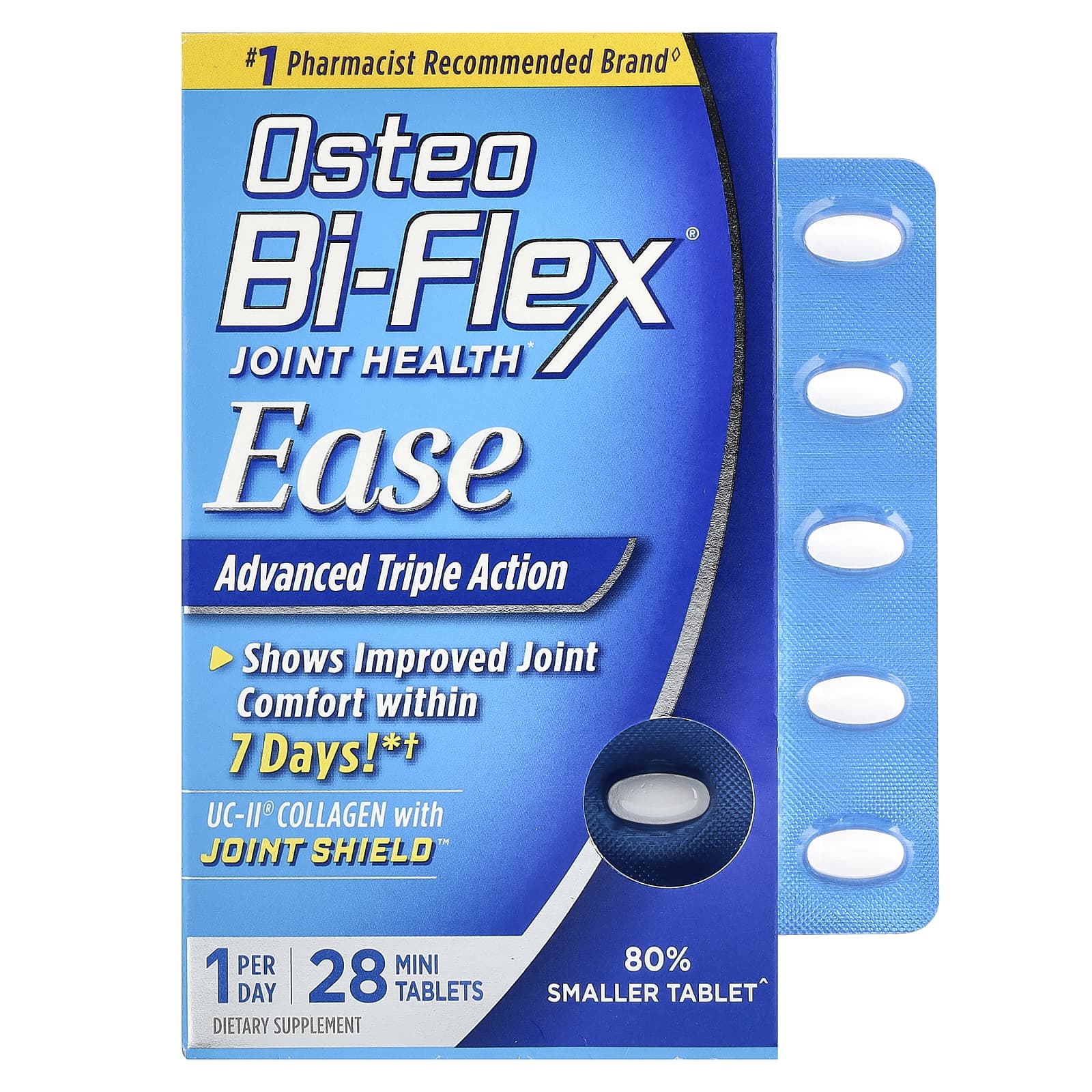 

Osteo Bi-Flex, Osteo Bi-Flex, Ease, Uc-Ii Collagen Formula, 28 Mini-Tablets