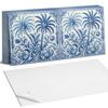 PVC Tiles with Motif Easy Decoration for Dining Room Tropical Plant Pattern 10X40X20 Cm