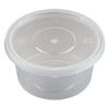 Disposable Round Clear Food Container with Lid