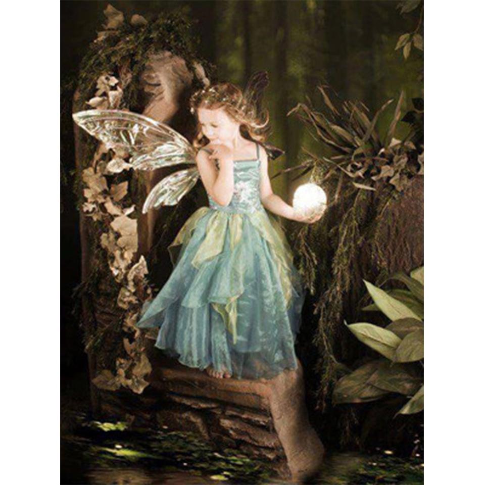 

5D DIY алмазная живопись портрет девушки набор для вышивки крестом полная круглая алмазная вышивка мозаика искусство украшение дома картина Full Round 20x30CM