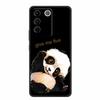 For Vivo V27e Case Cute Cartoon Cat Black Silicone Soft Phone Case For Vivo V27 Pro V27e Back Cover Cases V 27 E Pro Funda Coque