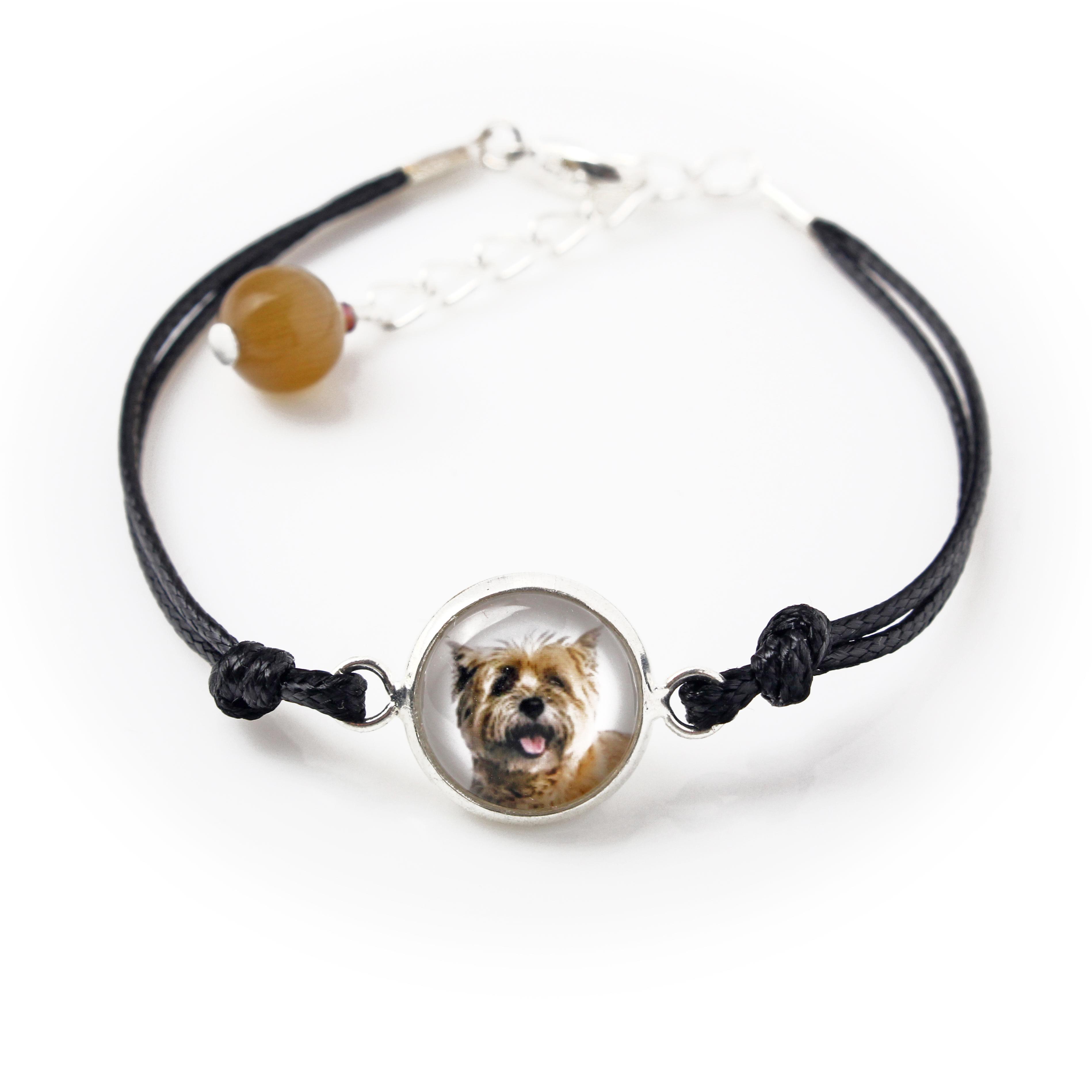 

Cairn Terrier - bracelet with your photo handmade, unique jewelry from the Art-Dog brand срібний