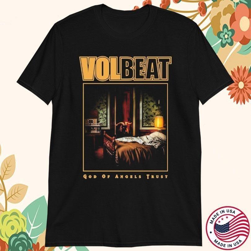 Volbeat God Of Angels Trust Album Cotton Black All Size Shirt MM069 S разноцветный