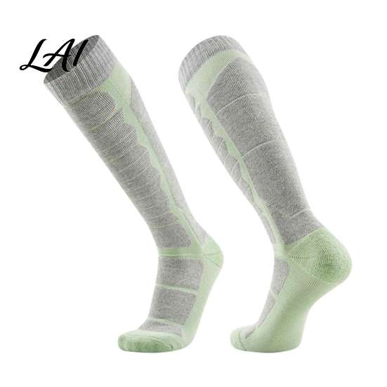 Cold Weather Hiking Socks Unisex Cotton Ski for Women Men Thermal Snowboard Socks Non Slip Cushioned Boot Men Cuff Winter Warm Skiing Snowboarding