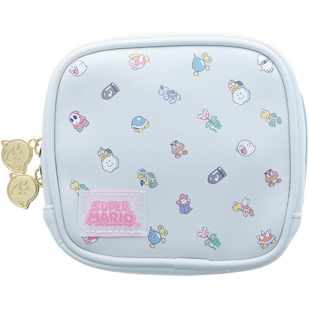 Sun-Star Stationery (Sun-Star Stationery) Super Mario Pouch Square Enemy S2335077