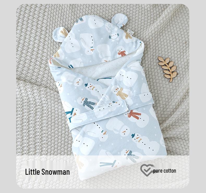 Newborn Mulberry Silk-Cotton Swaddle Blanket