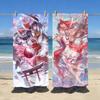 Game Reimu Hakurei T-Touhou P-Projects Towel Sports Quick Dry Travel Camping Gear Sandproof Soft Light Large Beach Towel