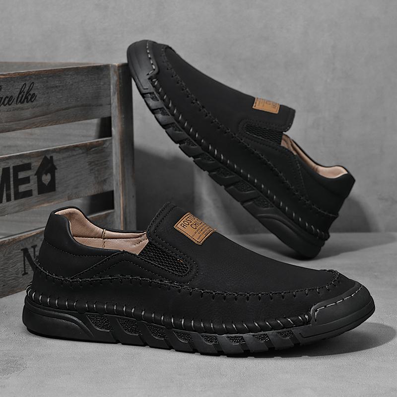 Plus Size Mens Handmade Leather Loafers Shoes Light Driving Shoes Walking Casual Shoe Original Men Sneakers Tenis Luxury Shoes