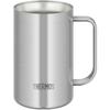 Vacuum Insulated Mug, 600ml, Stainless Steel, Dishwasher Safe, Thermos Flask Design, Keeps Beer Hot or Cold, JDK-601 S1