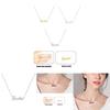 Versatile Barbie Alphabet Necklace Fashionable Steel Accessory With Polished Finish