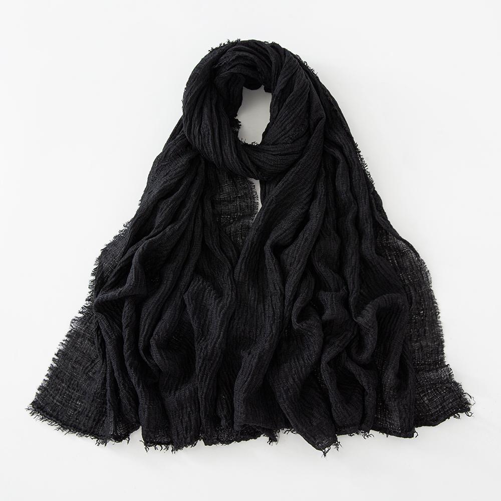 47 Colors Winter Hijab Fluffy Cotton Polyester Scarf Soft Pashmina Warm Neck Wrap Women Plain Fashion Cosy Shawl Shemagh