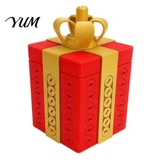 Novelty Surprising Box for Parties Annoying Prank Puzzle Gift Box, 3D Printed Reusable Cash & Card Tricky Container Holder, Hilarious Challenge Funny