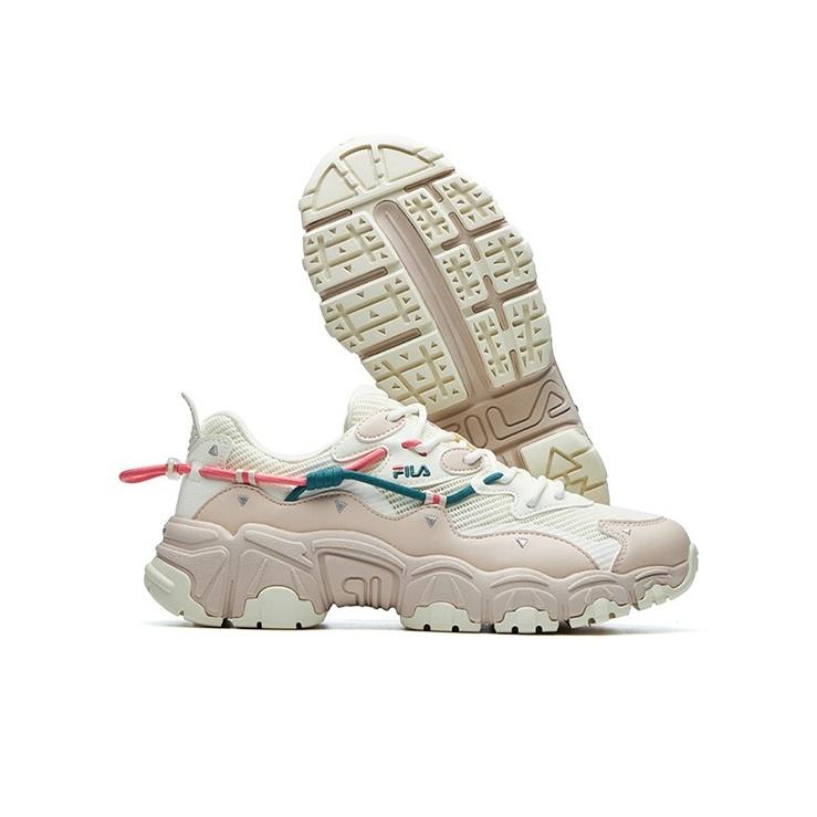 New FILA Cat Claw 2.0 Low Top Chunky Sneakers Women's Micro White F12W124144FSW