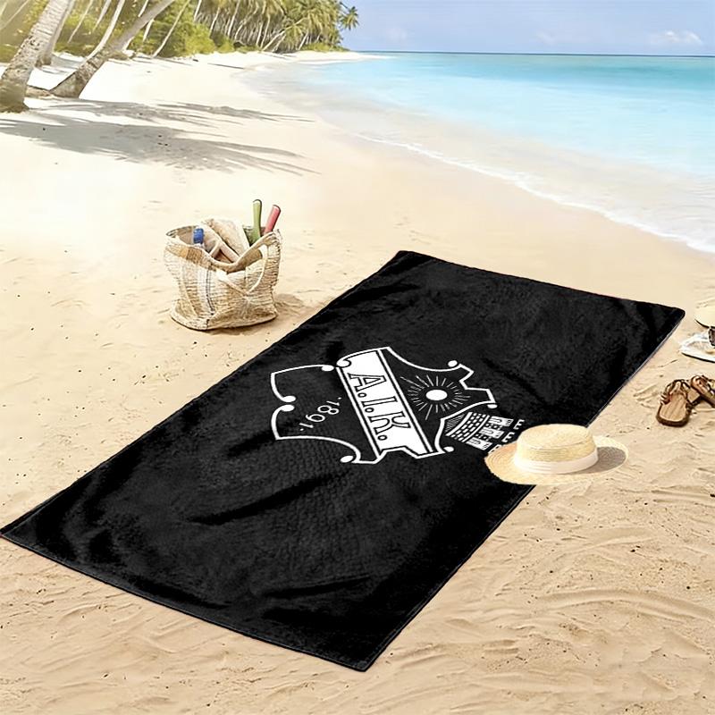 AIK Fotboll Print Beach Towel, Large Soft Quick Dry Towel for Beach Camping Swimming