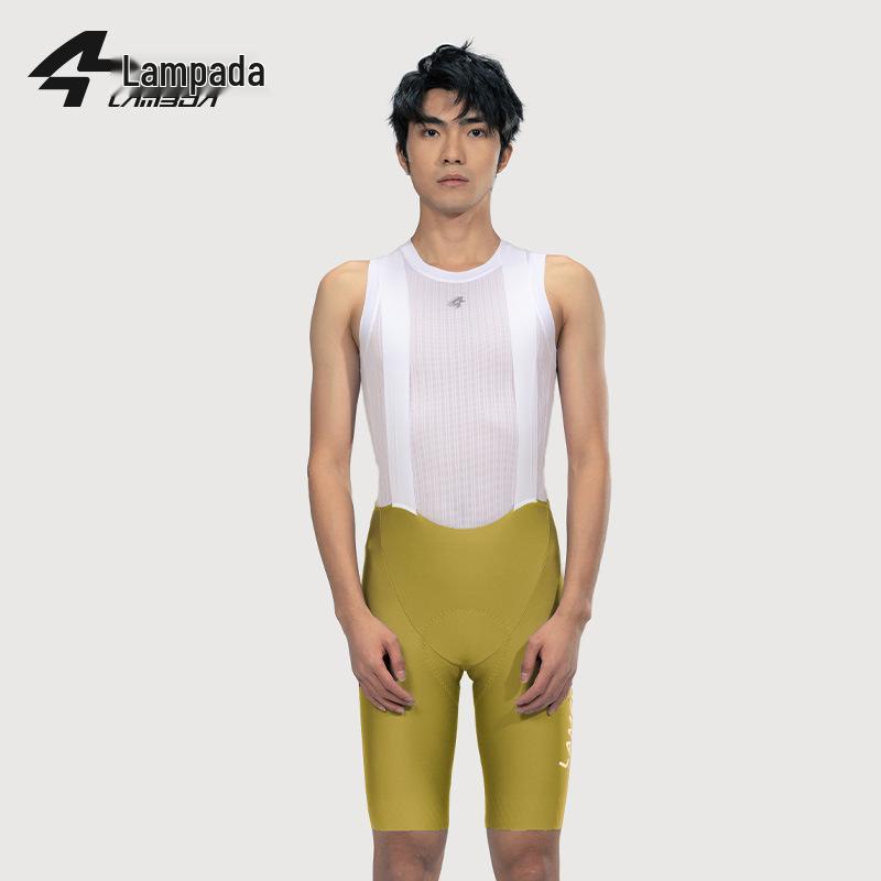 Lampaida Quick-Dry Men's Cycling Bib Shorts - Breathable for Spring/Summer