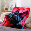1PC Cat Art Print Blanket, Throw For Sofa, Bed, Travel, Printing Blanket With Soft And Warm Fabric Yy250918150