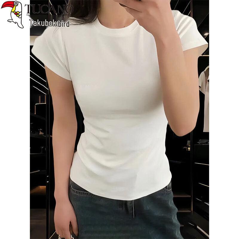 

Woodpecker Women s Slim Fit Round Neck Short Sleeve T-Shirt XL