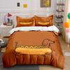 Conjunto Decorativo de Desenho Animado de Cachorro Capa de Edredom Macia e Confortável Conjunto de Roupa de Cama Incluído 1*Capa de Edredom & 2*Fronhas presente