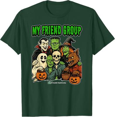 Maglietta Divertente Mostro di Halloween Il Mio Amico