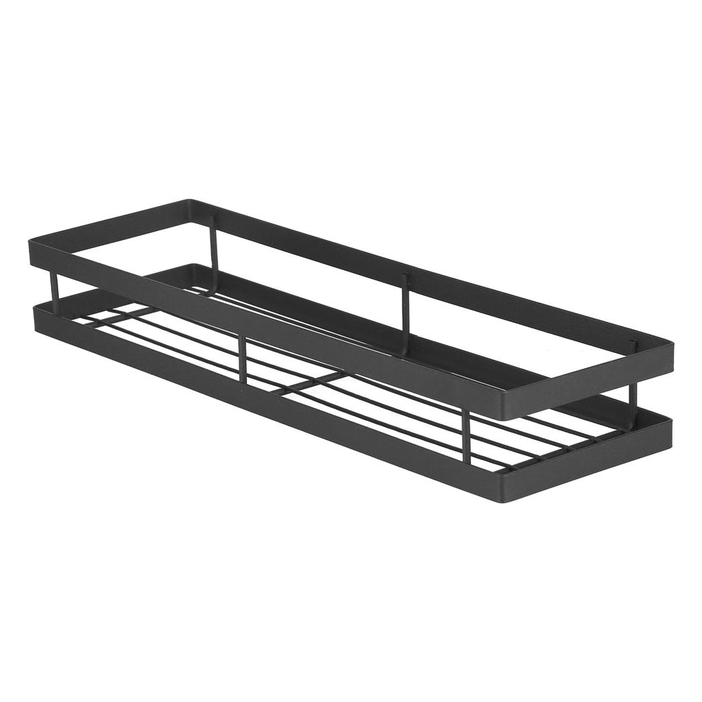 Spice Rack Wall Mounted Seasoning Rack Iron Cabinet Storage Holder Organizer for KitchenLength 40cm   15.7in
