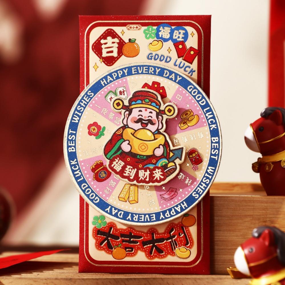 Paper 2026 Horse Year Red Envelope Cartoon Design New Year Money Envelope  Kids Gifting