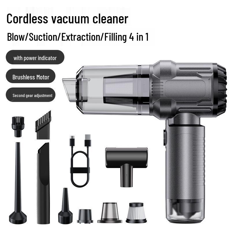 

Портативный ручной автомобильный пылесос с высокой силой всасывания и бесщеточным двигателем