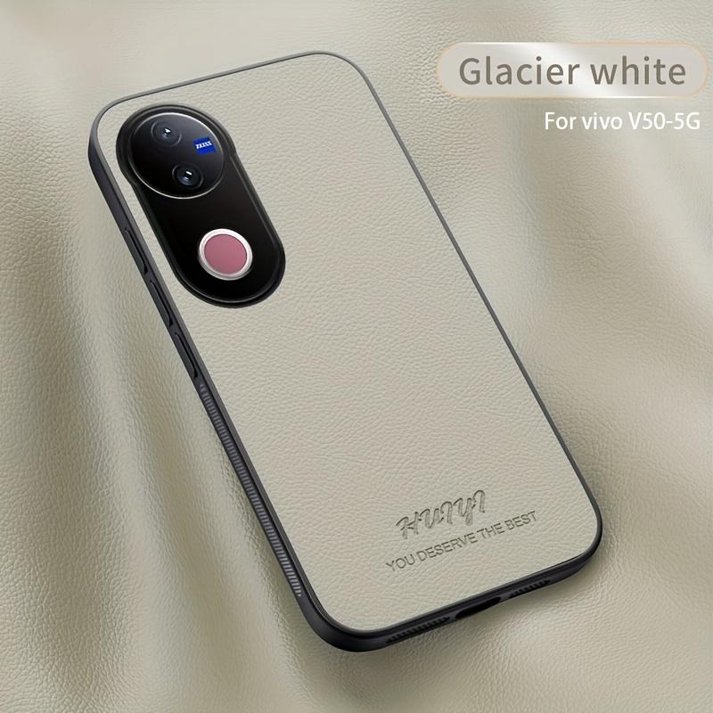 For VIVO V50 V40 LITE Case Luxury Leather Matte Business Style Case For VIVO V50 V40 Pro Shockproof Bumper Funda