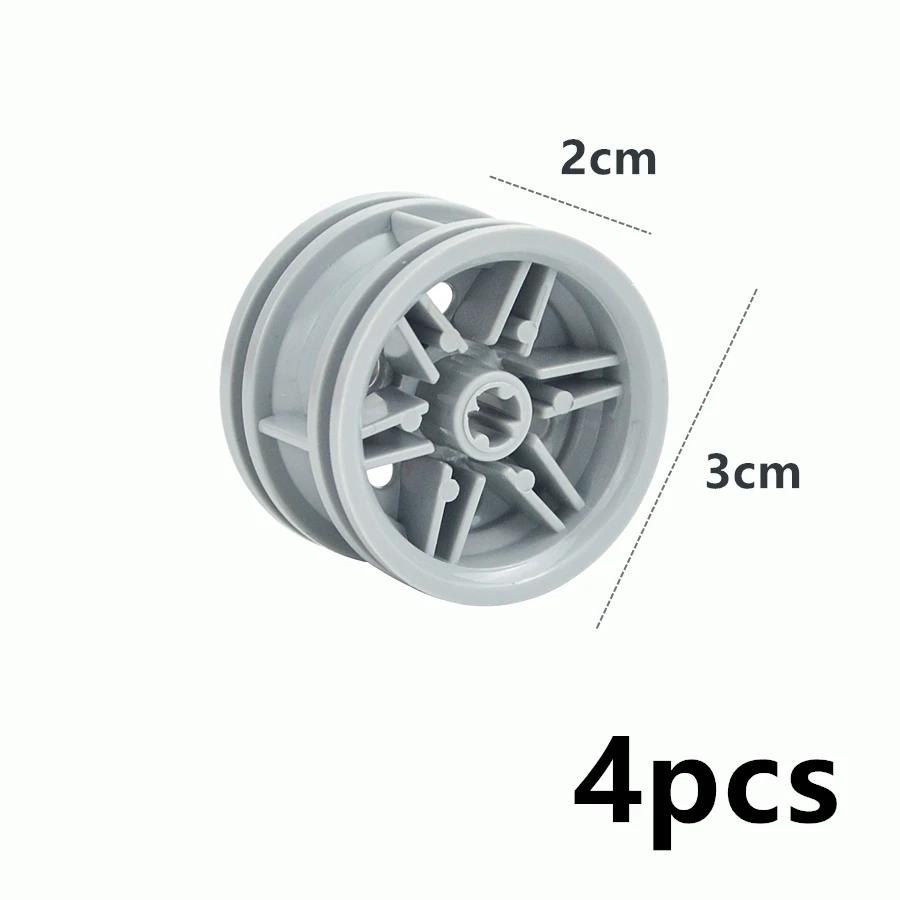 Technical Parts Building Blocks Link Chain Tank Belt Track Wheels Truck Car Gear MOC Bulk Brick Toys 3711 3873 88323 57519 4185