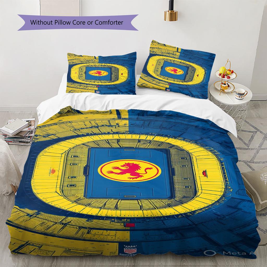 Eintracht Spirit Bedding Quilt Set Quilt Cover Pillowcase Home Decoration Birthday Gift (1 * duvet cover + 2 * pillowcase, without core)