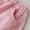 Girls' Summer Shorts Color Blocked Breathable Straight Leg Pants Baby Girls' Versatile Pants for Outdoor Wear