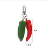 Cute Pepper Key Rings Bag Pendant Key Buckle Ornaments Car Accessories