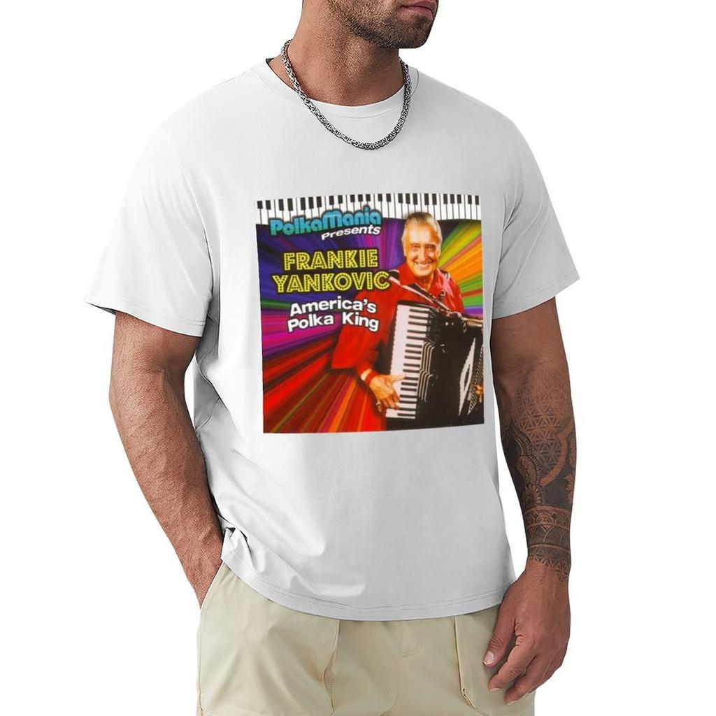 Frankie Yankovic Americas Polka King TShirt graphic tee shirt luxury designer oversized graphic tee mens graphic tshirts