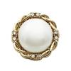 10Pcs/lot 18-25mm Fashion Pearl Diamond Button Metal Retro Fried Dough Twists Sweater Suit Women's Decorative Button
