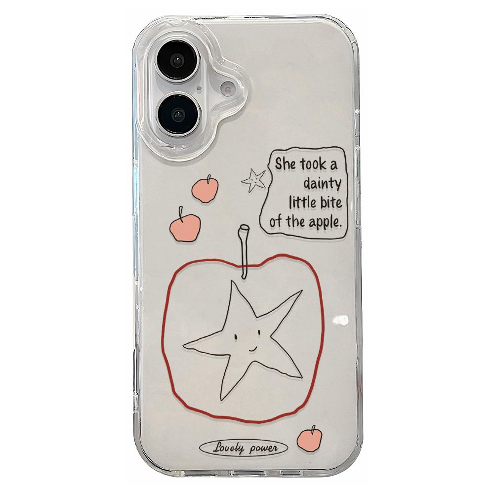 Painted Phone Case for iPhone 12 13 15 16 iPhone 16 12 13 14 15 Pro  14 15 16 Pro Max Coverage Shockproof Anti-Fingerprint Fresh Style Protective Case