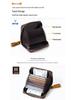 Genuine Leather RFID-Blocking Accordion Card Holder with Multi-Card Slots & Retro Coin Purse