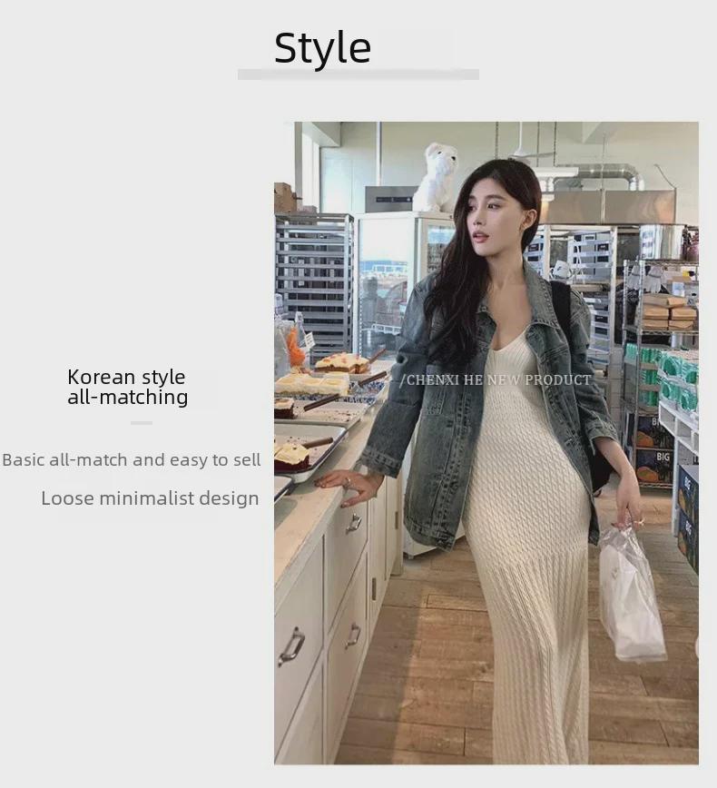 Women's Summer White Knitted V-Neck Suspender Dress - Slim, Sexy, Pure Desire Style