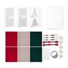 Printable Sashiko Set with Water Soluble Stabilizer for Crafting
