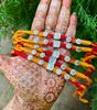 925 Sterling Silver MAULI KALAWA Rakhi Bracelet Hindu Charms for Religious Pooja, God's Worship, Weddings, Ceremonies, Om, Raksha Sutra 1 Pc