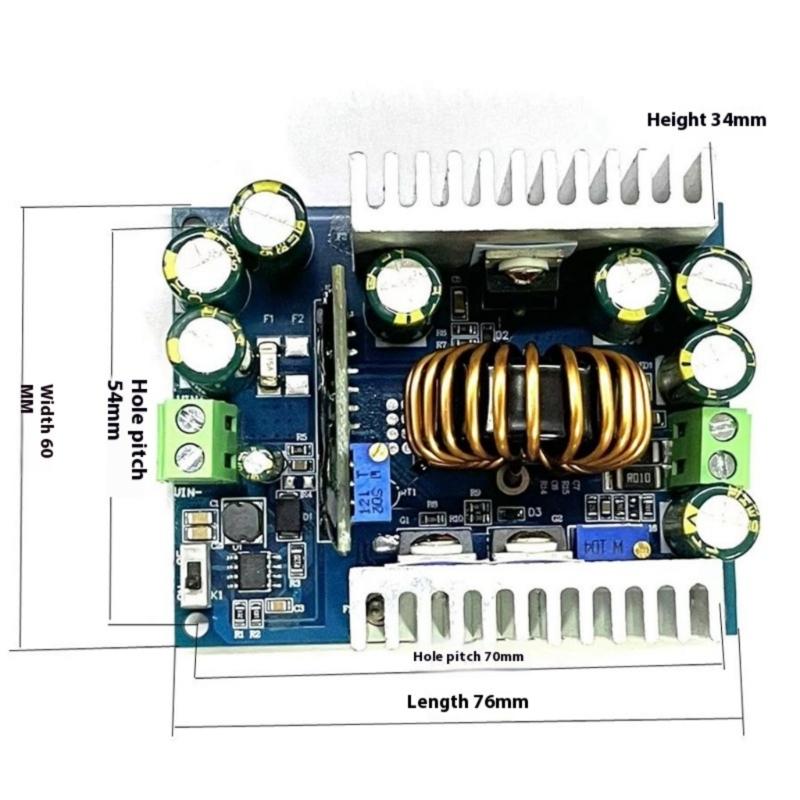 High Efficiency 95V Input Adjustable Voltages Regulator Module 500W 18A Output For Industrial Equipment And Electronic Projects