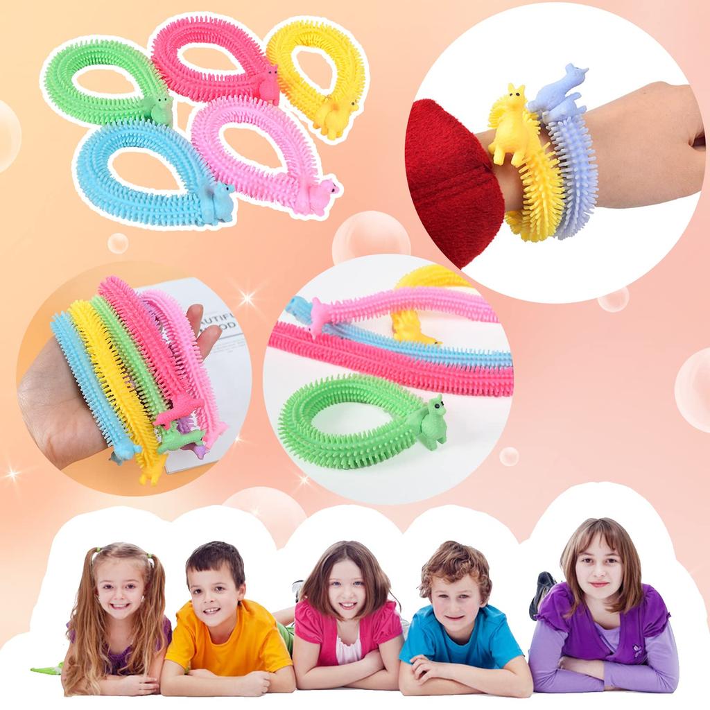 5-50Pcs Stretchy Fidget Toyupgraded Sensory Stringcolorful Stretchy Strings Fidget Toy For Kidsadultsautism
