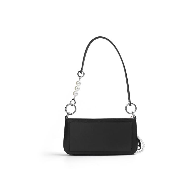 Calvin Klein shoulder bag [Customized bag] Night Banquet Camellia Ido Rose Pattern Flower Pendant Pearl Chain Commuting Night banquet of camellia