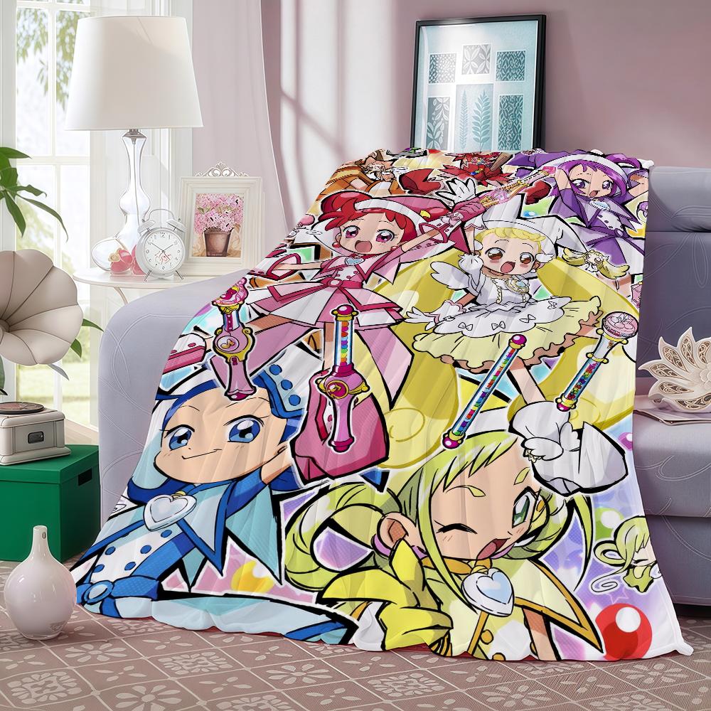 Anime Magical DoReMi Blanket Soft and Skin Friendly For Couch Bed Napping Bedspread All Seasons Comforter