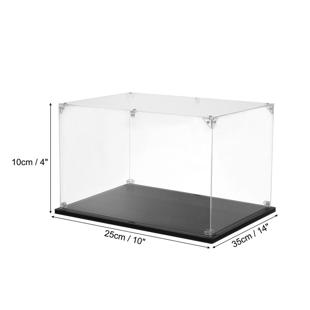 Acrylic Display Case Clear Display Box Show Case Assemble Dustproof Display Box Storage Organizer for Collectibles Action Figure