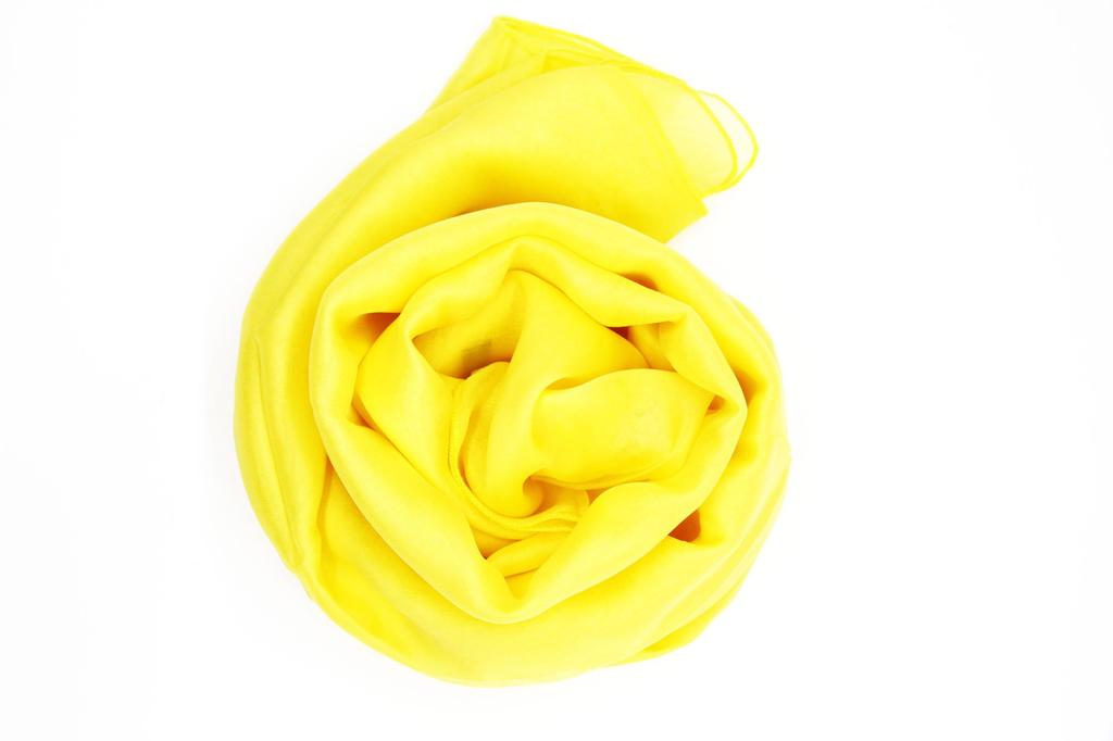 Scarf Silk Large 195 x 135cm Sunflower Plain Rectangular Large Silk UV Protection Chiffon Natural Material Thin Stole Washable Silk UV Protection