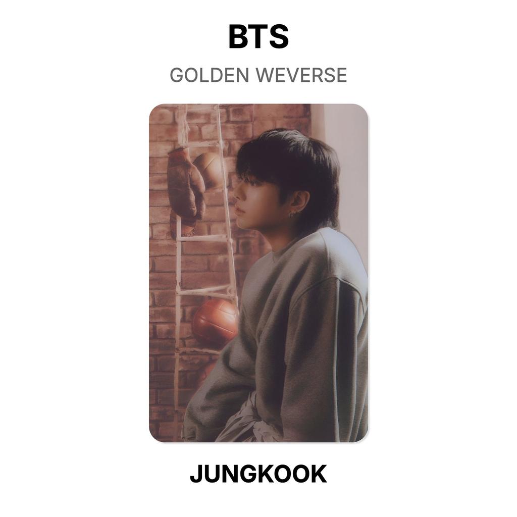 BTS GOLDEN WEVERSE Official Photocard