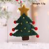 1Pc Soft Felt Christmas Tree Pendant Decorative Ornaments With Lovely Star Top Design For Home Holiday Xmas Decoration