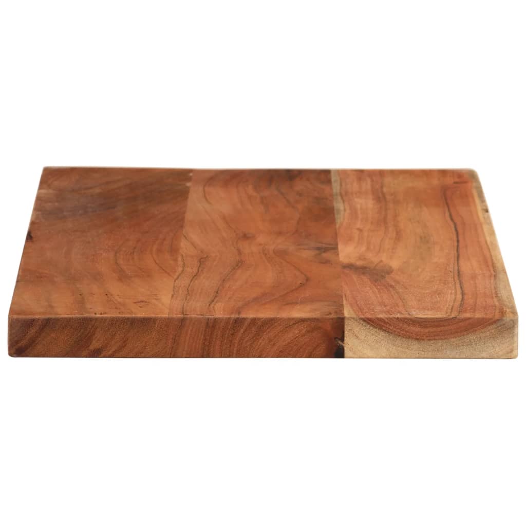 Table Top 40 X 20 X 2.5 Cm Rectangular Solid Acacia Wood